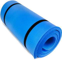 Ultra Thick 1" Yoga Mat, Blue